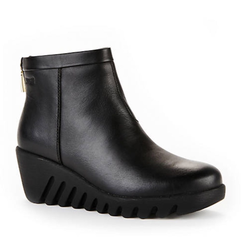 Cougar Bang Black Leather Waterproof Boot